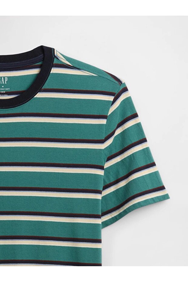 V-Everyday Soft Crew - Stripe - 5