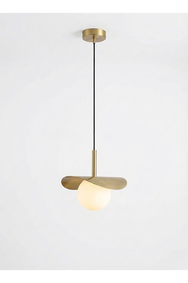 Modern Lighting, Single pendent, Light, Minimal modern Pendent, Antique Bronze Color, 27x22x100 cm, Suitable for bedroom and living room, Bedside light