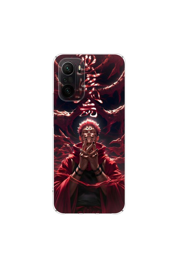 Poco F3 Compatible Anime 8/1 Design Transparent Case