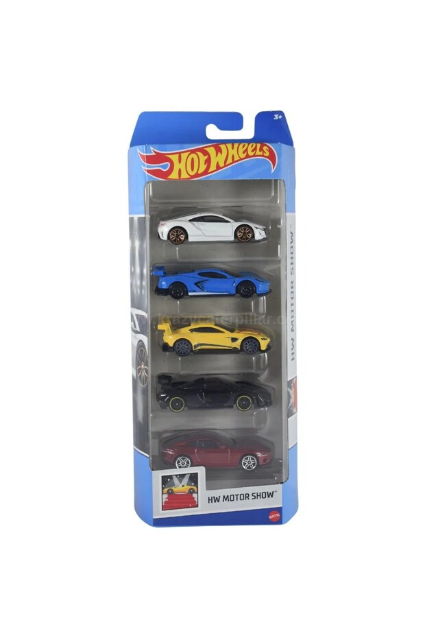 Set of 5 Hw Motor Show Cars