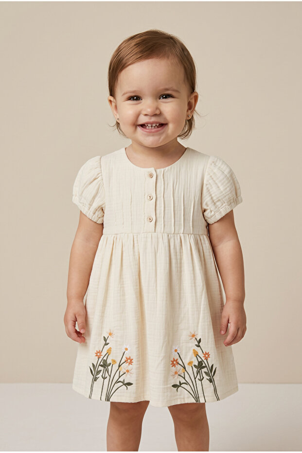Girls Dress S/S, 18M