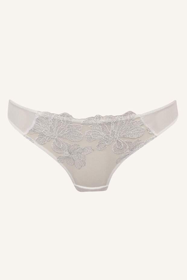 Lace Detailed Tulle Brief Panties F7961Ax26Sp