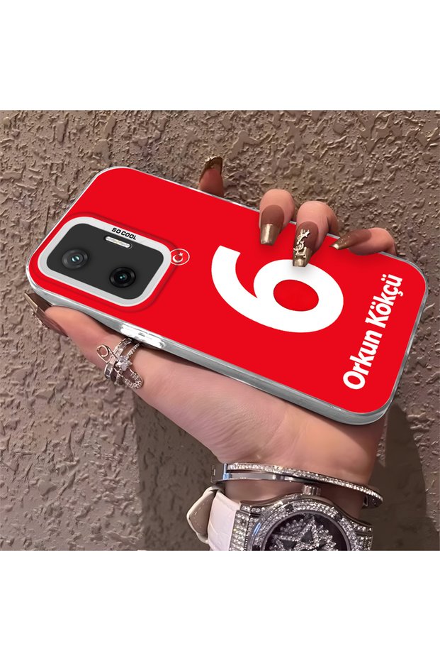 Silicone Edge Hard Back Phone Case Compatible with Poco F7 5g Orkun Kökçü
