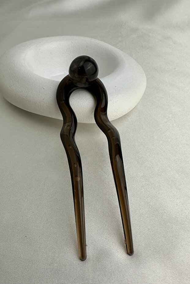 Topçuk Detailed Hair Bun Clip (12cm)