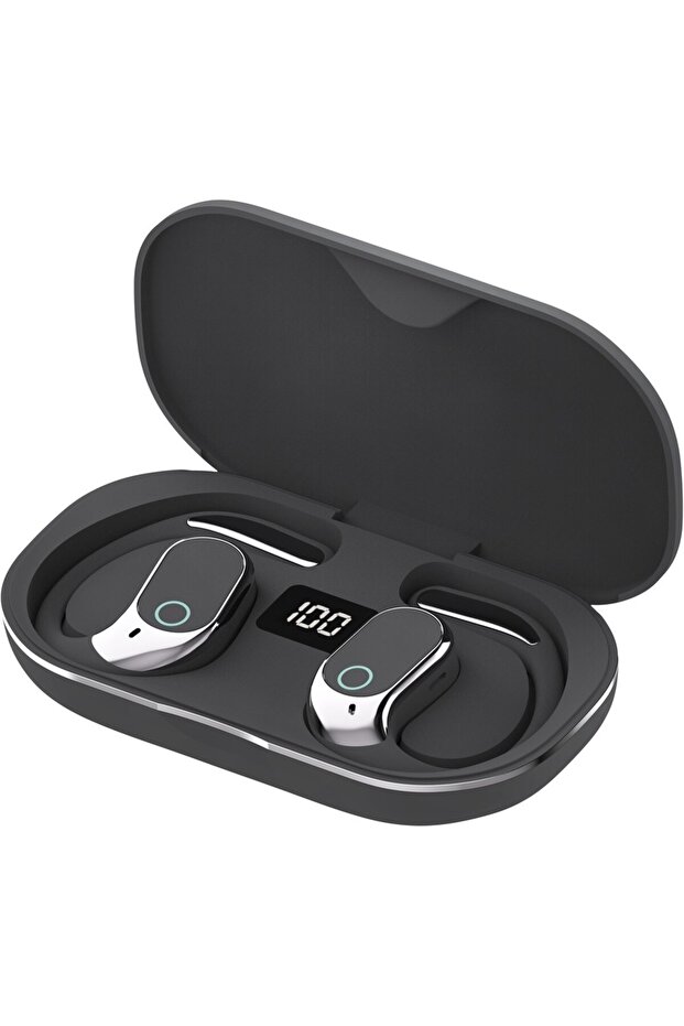 Bluetooth OWS Earphones - Black - 1