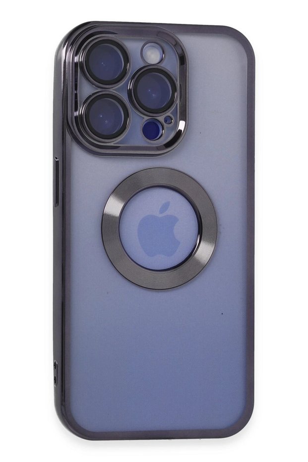 Ilkeshop New iPhone 15 Pro Max Case Slot Silicone (185912) - Purple