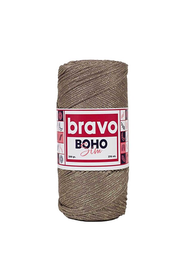 بوهو سيم بوليستر مكراميه 040 مينك جولد سيملي