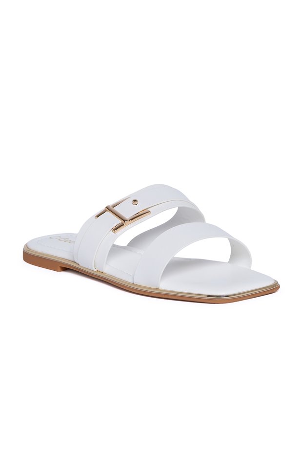 Flat Sandals for Women – Comfortable Slip-On Casual Summer Sandals for Daily Wear, Walking & Travel