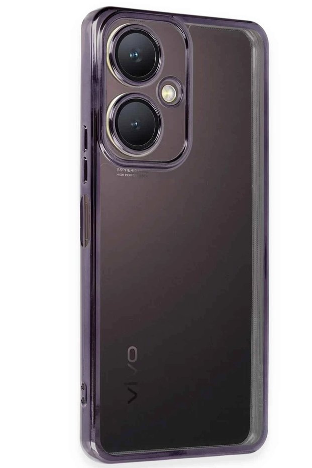 Ilkeshop New Vivo Y27 Case with Lens Silicone (163436) - Purple