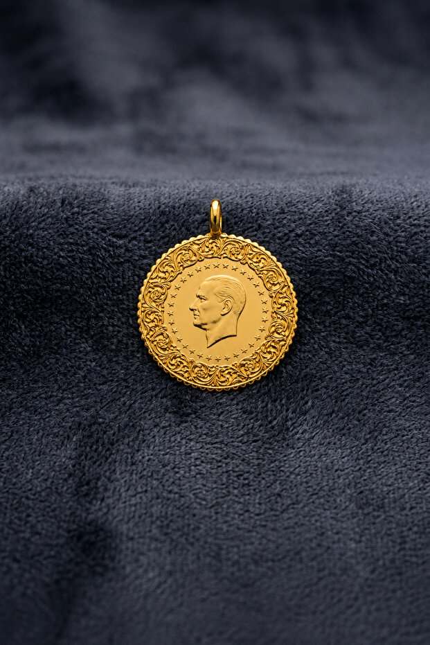Women'S, Gift-Quality Imitation Half-Gold Pendant with Handle - Special Design (2 Years Color Guarantee)