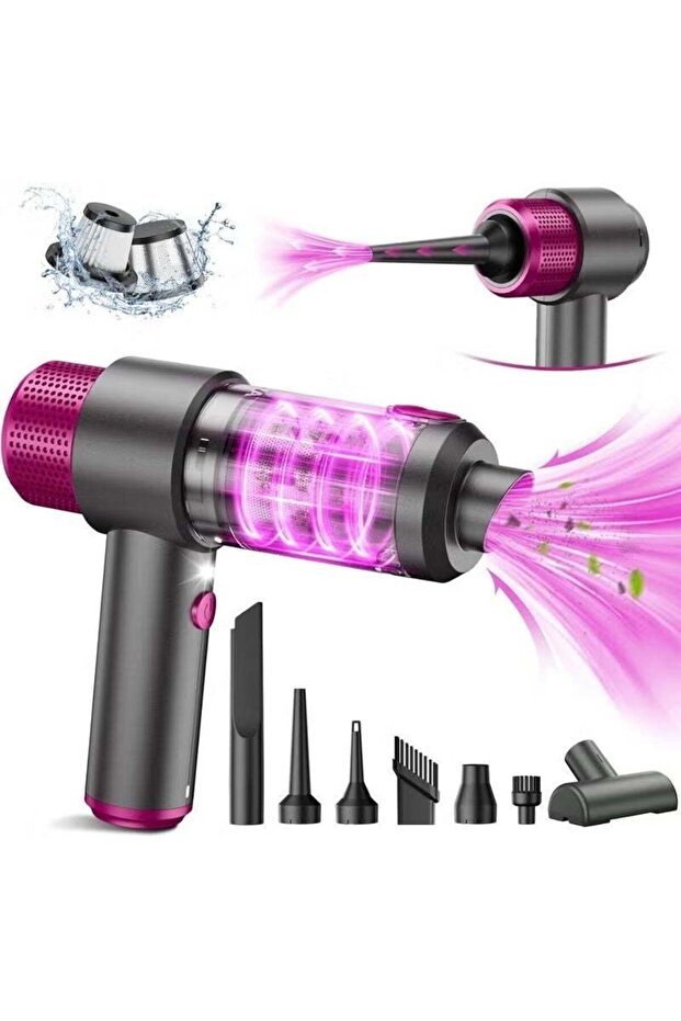 Handheld Cordless Car Vacuum Cleaner 15000PA – 4-in-1 Portable