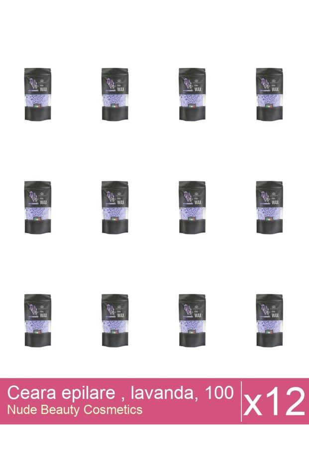 Set 12x Ceara epilare , lavanda, 100 g