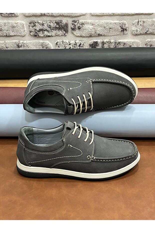 Genuine Nubuck Leather Orthopedic Comfortable Lightweight Soft Men's Shoes