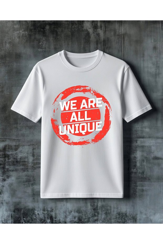 Wear All in Red Stamp Printed Oversize T-Shirt