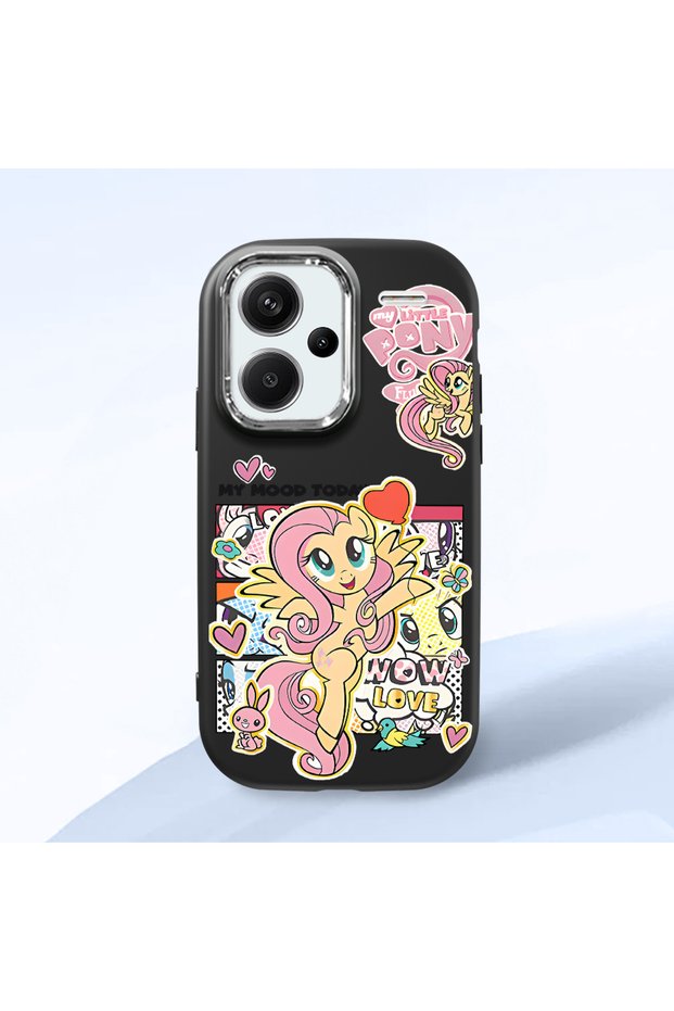 Redmi Note 13 Pro Plus+ 5g Compatible Black Silicone Case with Shock-Absorbing Camera Protections