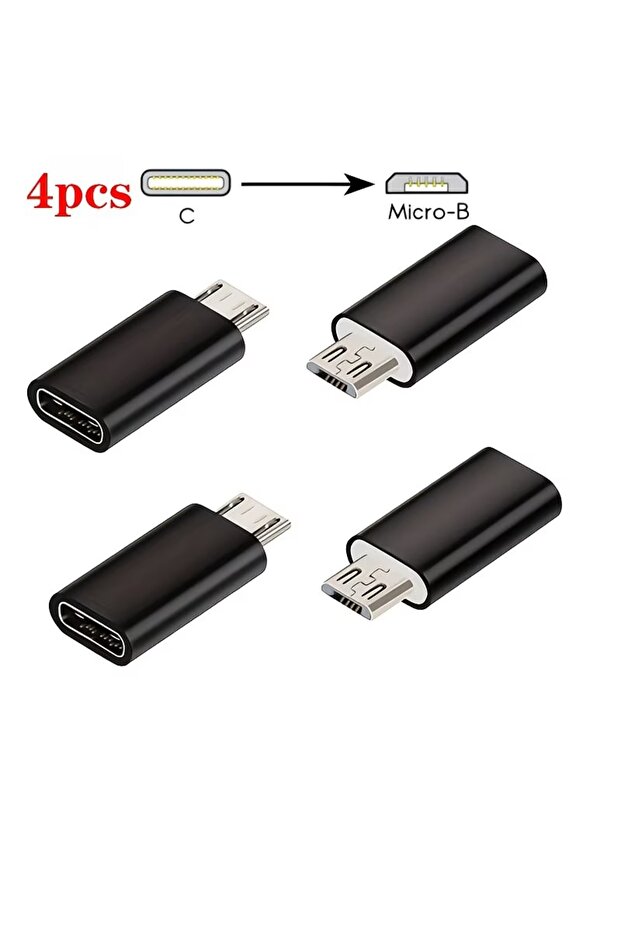 محول USB C أنثى إلى Micro USB ذكر (1/2/3/4/5/6 قطع)، محول Micro USB، محول Micro USB إلى US