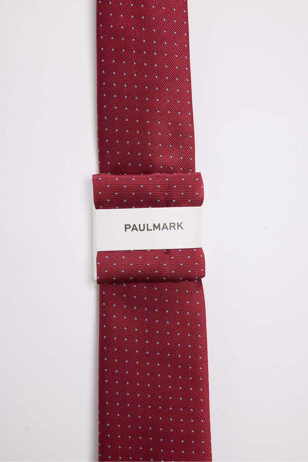 Men's Dot Patterned Tie - 2
