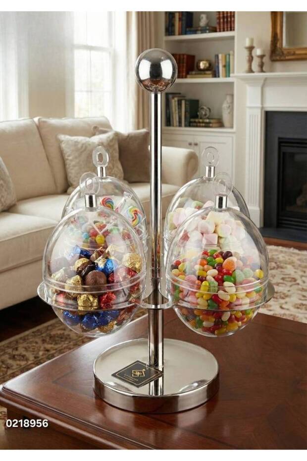 Luxury 4 Compartment Serving Stand