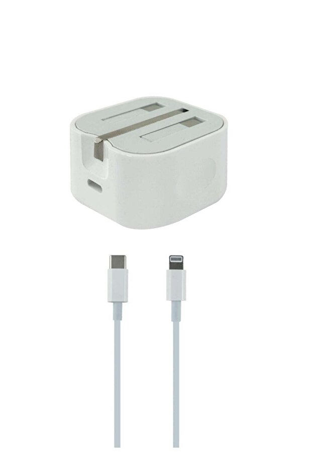 iPhone 20W Fast Charger | USB C Wall Fast Charger with 1m USB C to Lightning Cable