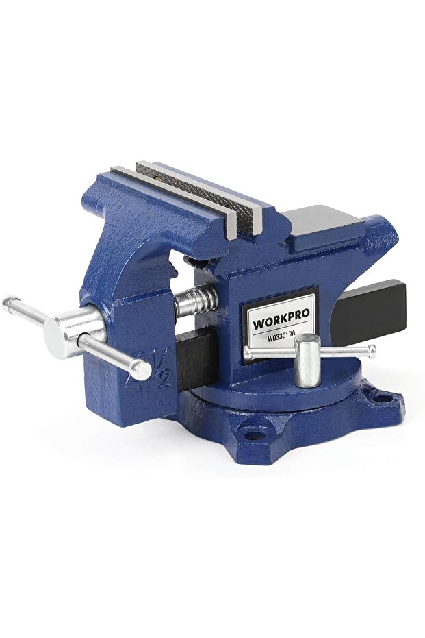 Bench Vise, 11.4 cm Vice for Workbench, Utility Combination Pipe Home Vise, Swivel Base Bench for Woodworking