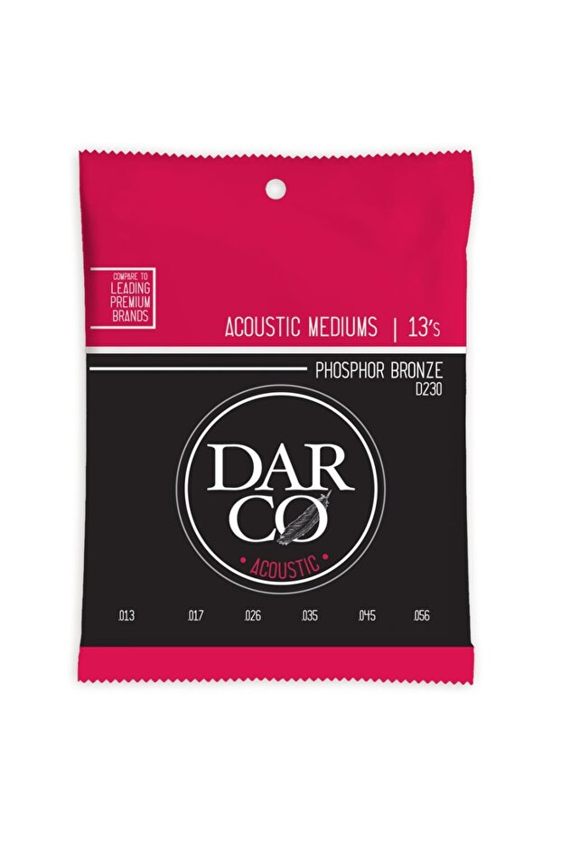 Strings D230 Darco Acoustic Set 92/8 Phosphor Bronze Medium - 0.13 - 0.56