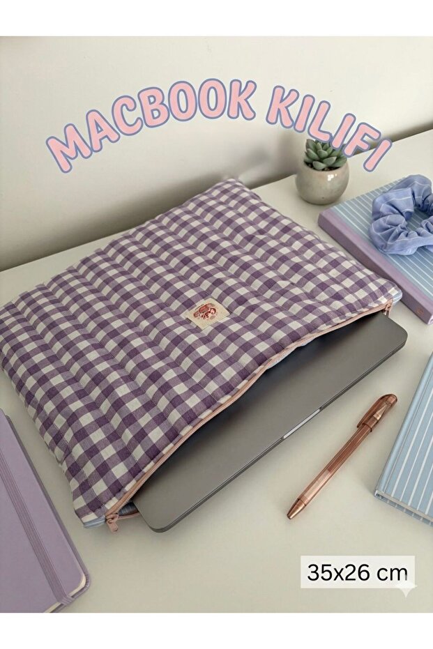 13-14-15" Lila Düşü MacBook and Tablet Compatible Portfolio Bag