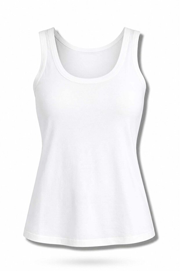 Ecru U-Neck Athlete Shirt 18114