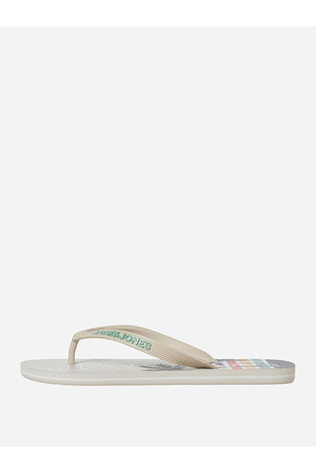 Palm Print Flip Flops