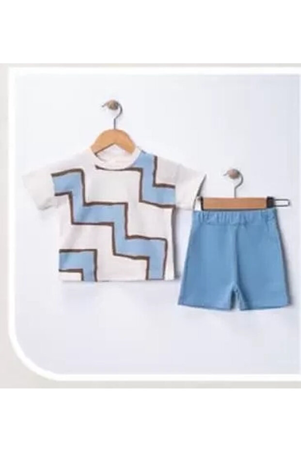 6/18 Month Geometric Printed Oversize Baby Set