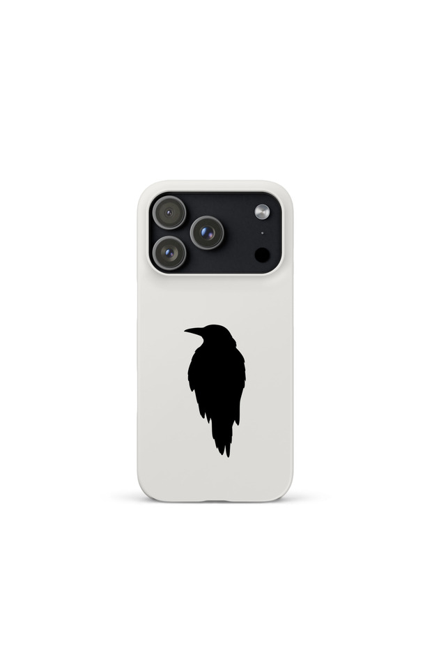iPhone 17 Pro Max Compatible Crow Design Phone Case