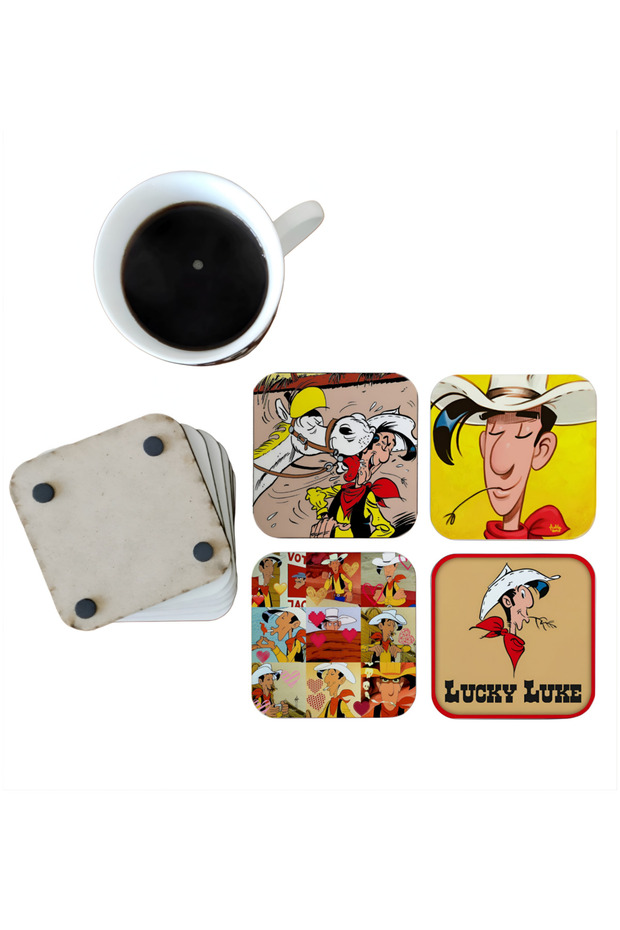 Redkit Decorative Wooden Coaster Set 091