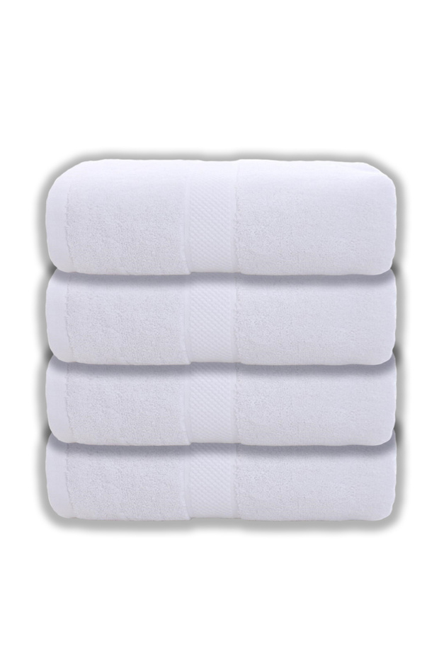 34.5x75cm 4pcs White 2/4/6pcs Cotton White Face Towels Set Soft Feel Hotel Towel Adult's and Childre