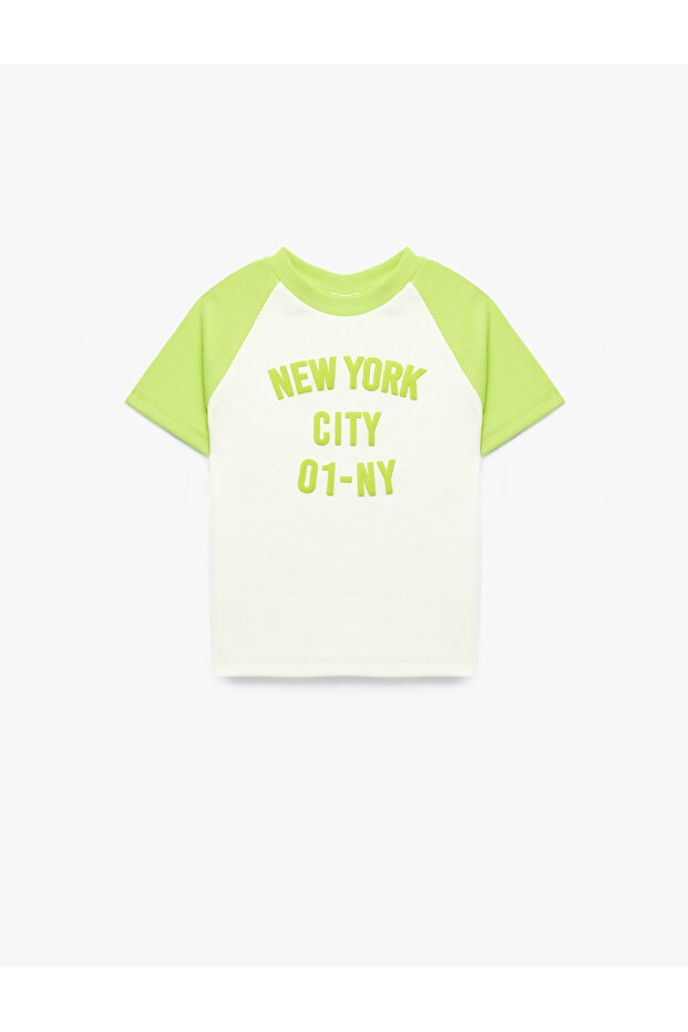 Cotton Crew Neck Short Sleeve Printed T-Shirt