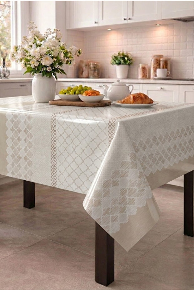 Oilcloth Tablecloth – Waterproof, Stain-Resistant, Easy to Clean Pvc