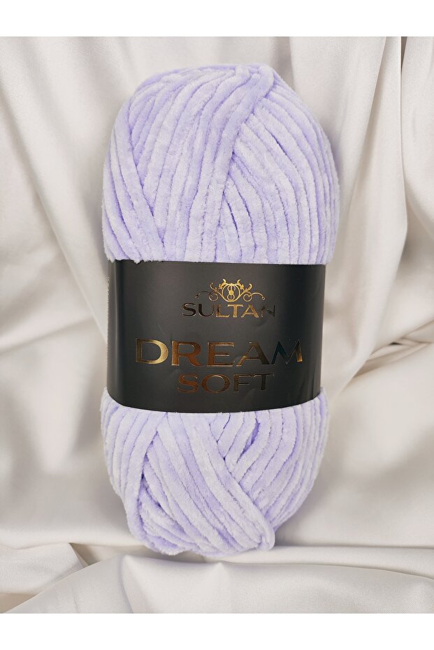 Dream Soft Velvet Lilac Hand Knitting Yarn 100Gr. 120 Meters. (1 Piece) - Color: 928