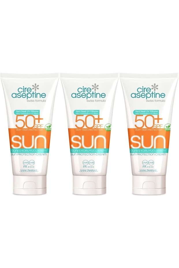 Sun Sunscreen Cream 50+ Spf 150 ml (Set of 3)