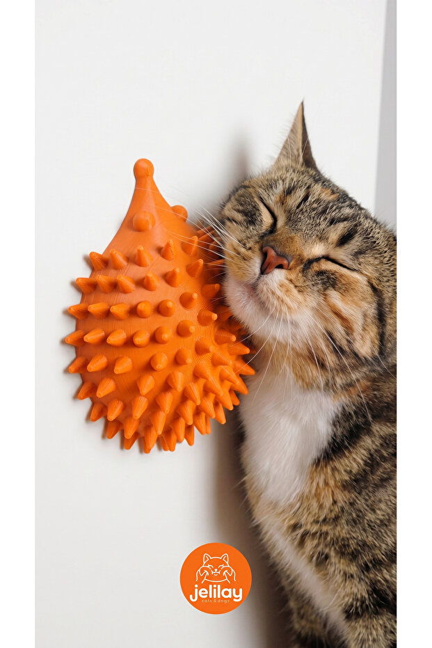 Cute Hedgehog Cat Scratching Toy That Can Be Sticked to the Wall - Self-Scratching Device