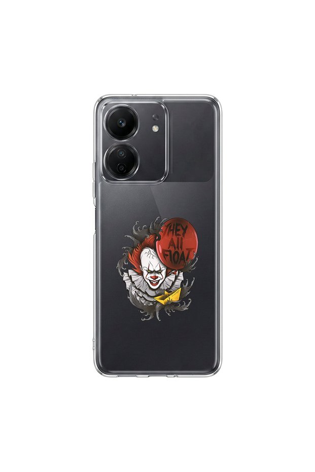 Poco C65 Compatible Horror 1 Design Transparent Case