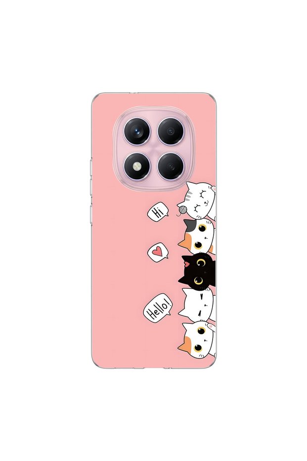 Redmi Note 14 Pro Compatible Kedis 2 Design Transparent Case