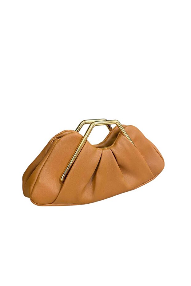 Very Stylish and Wonderful Bag with Both Hand Grip and Long Strap Camel