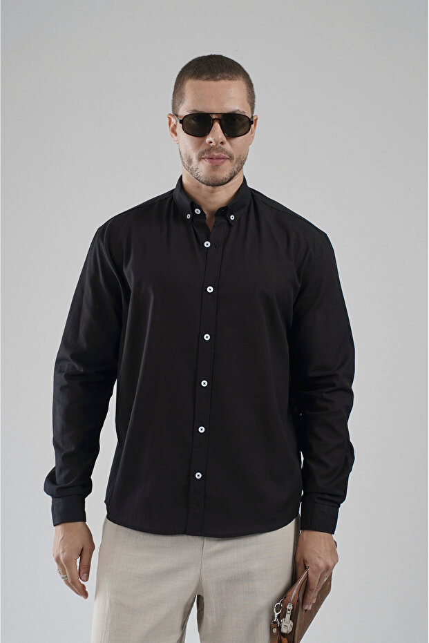 Trend Biz Classic Linen Shirt Regular Fit