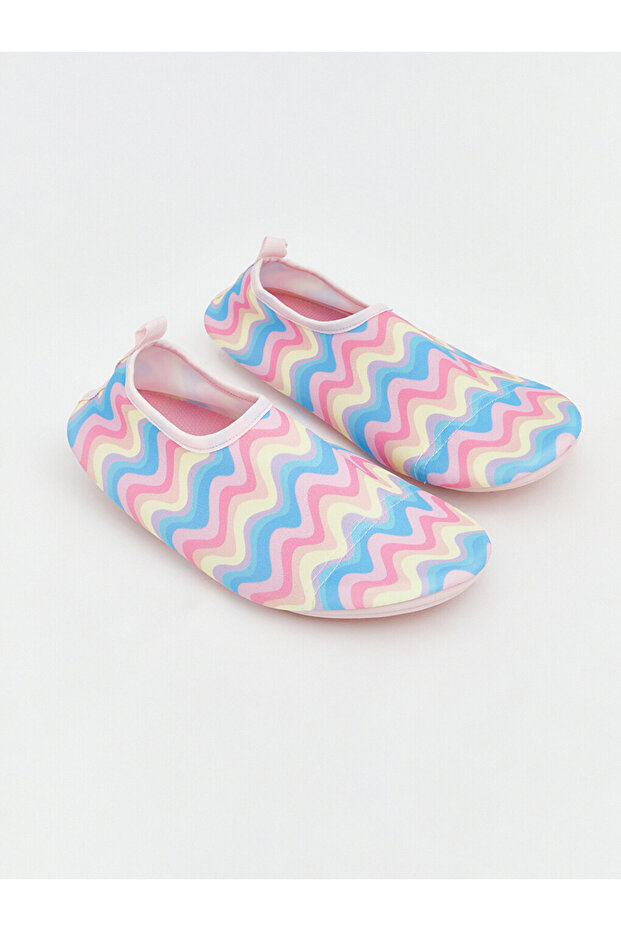 Lcw Steps Mixed Wave Patterned Girls' Sea Shoes from Cc Collection