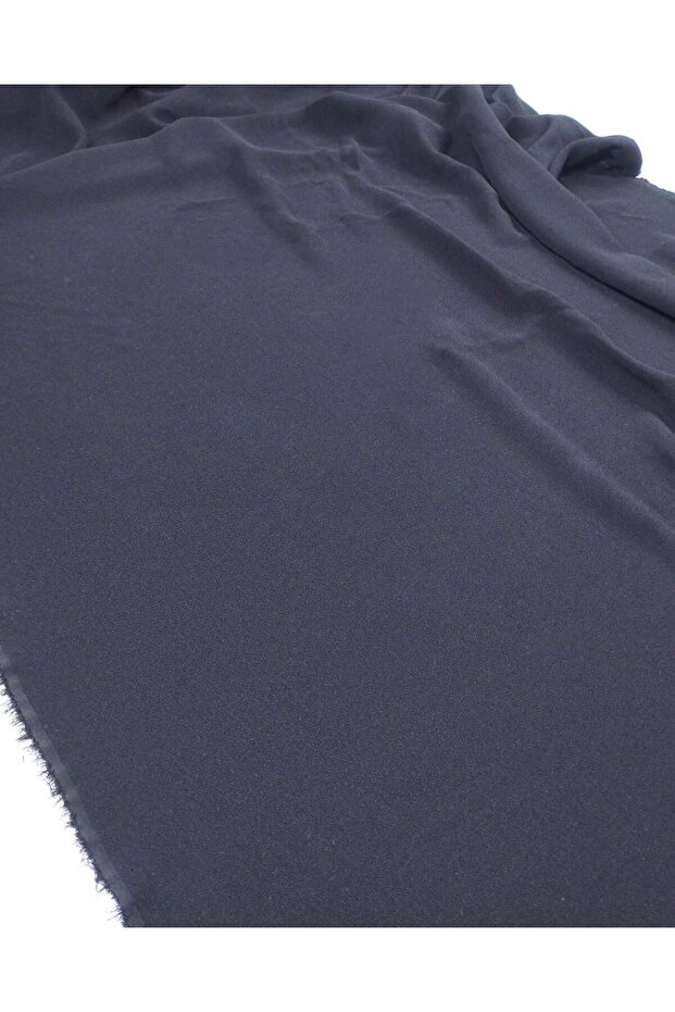 Black Crepe Fabric with Flexible Body and Draped Design for Trousers & Dresses 125X250Cm