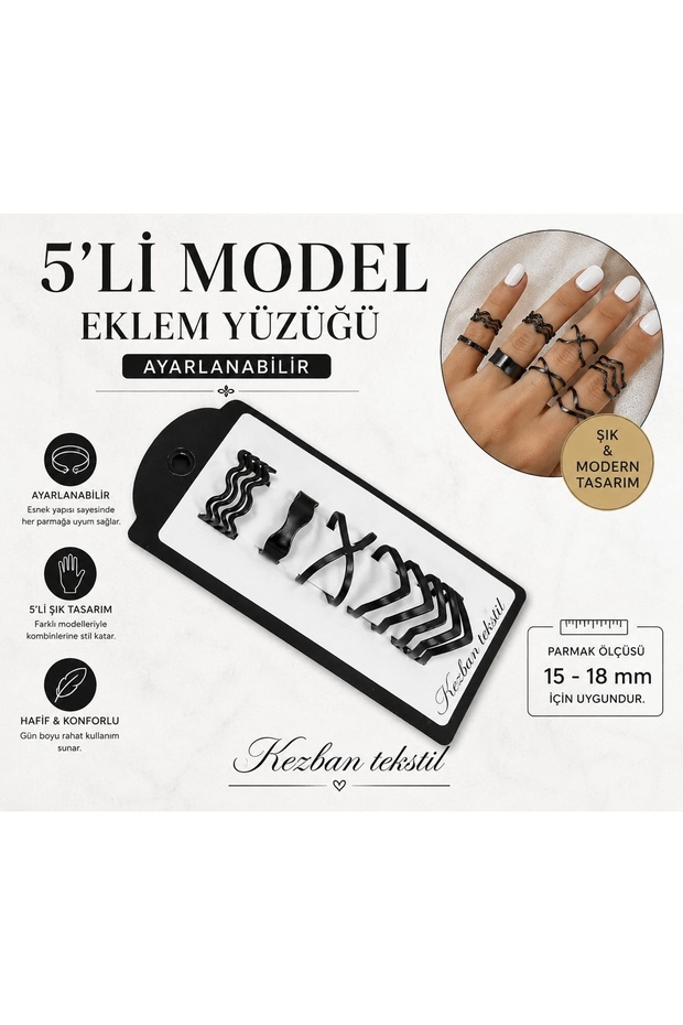 Joint Ring 5-Piece Model Adjustable between 15-18 mm
