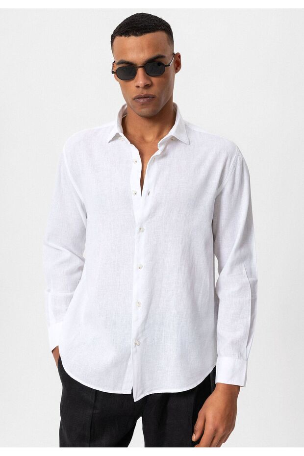 Linen Blended Shirt