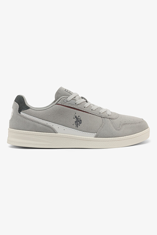 Perry S Men's Canvas Lightweight Comfortable Casual Walking Sneakers - Light Grey