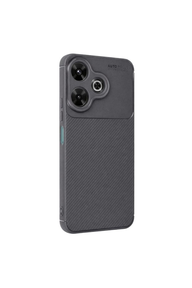 غطاء كاربون فوكيس تلقائي لـ Redmi 13 4G - رمادي