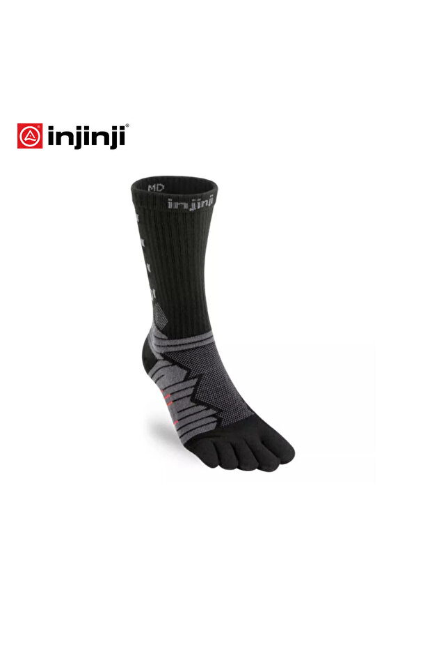جوارب ULTRA RUN CREW TOESOCKS - مقاس S - أسود