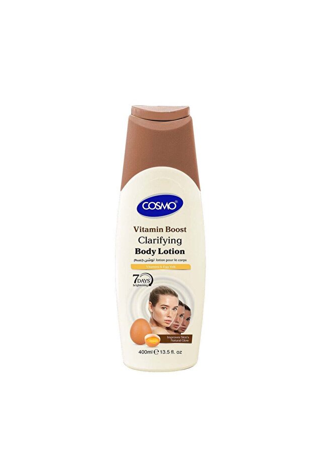 7 Days Brightening Vitamin Boost Clarifying Body Lotion, Deep Hydration and Skin-Brightening Formula