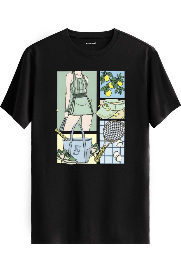 Retro Tennis Club Aesthetic T-Shirt